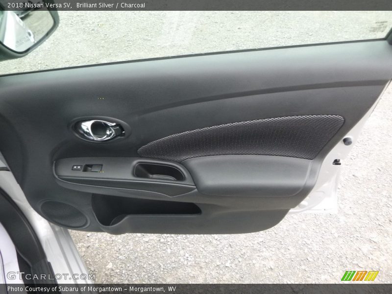 Brilliant Silver / Charcoal 2018 Nissan Versa SV