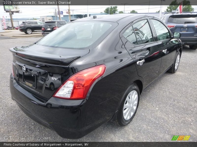Super Black / Charcoal 2018 Nissan Versa SV