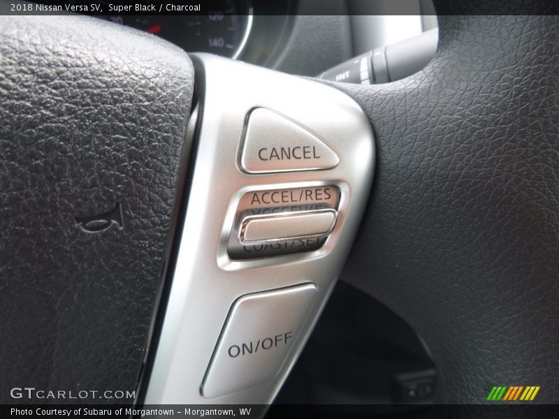 Super Black / Charcoal 2018 Nissan Versa SV