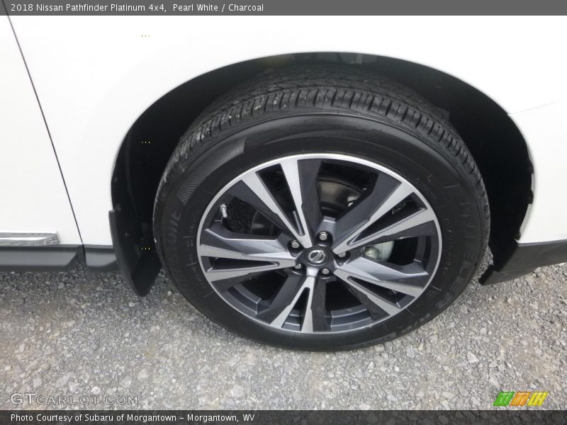 Pearl White / Charcoal 2018 Nissan Pathfinder Platinum 4x4