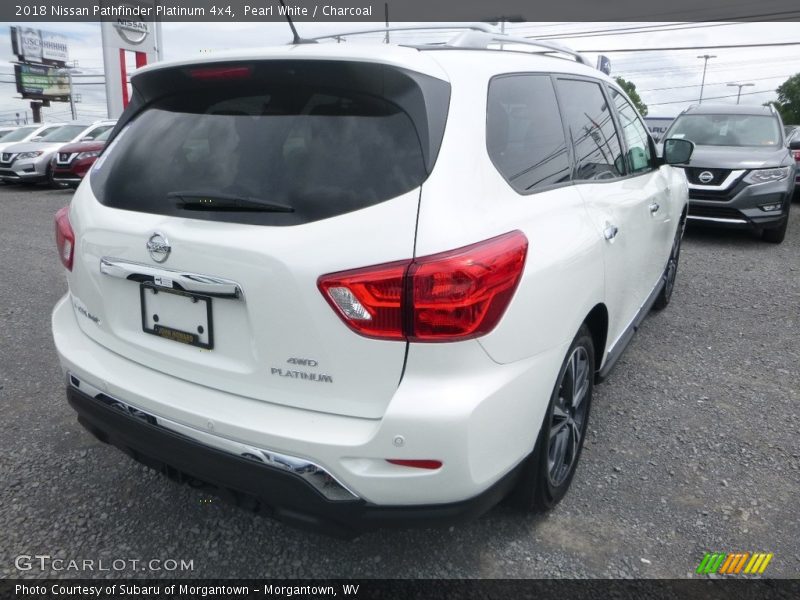 Pearl White / Charcoal 2018 Nissan Pathfinder Platinum 4x4