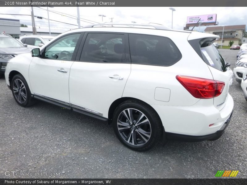 Pearl White / Charcoal 2018 Nissan Pathfinder Platinum 4x4
