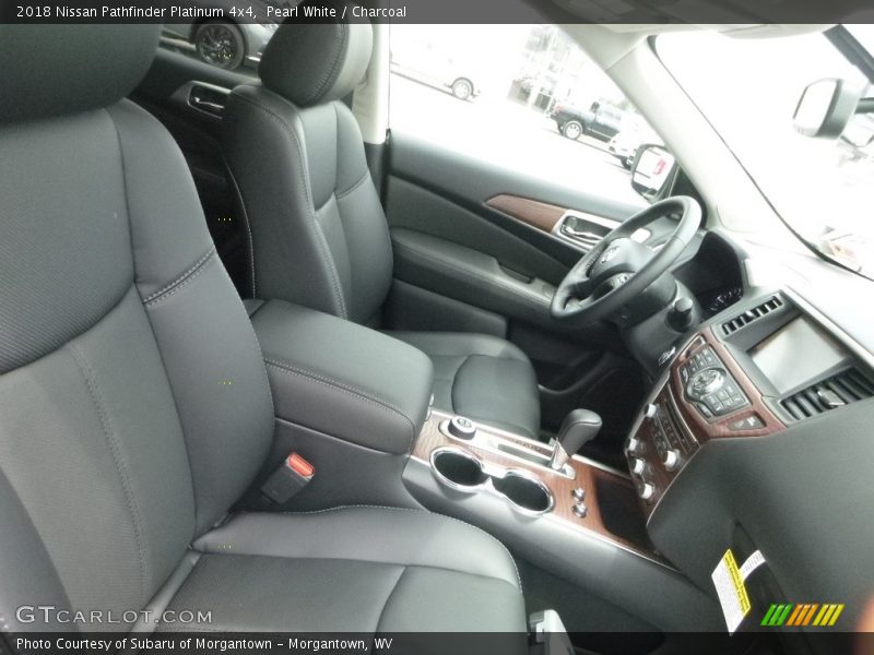 Pearl White / Charcoal 2018 Nissan Pathfinder Platinum 4x4