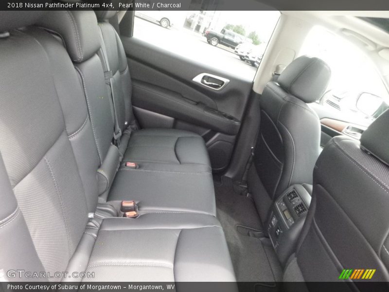 Pearl White / Charcoal 2018 Nissan Pathfinder Platinum 4x4