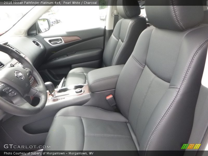 Pearl White / Charcoal 2018 Nissan Pathfinder Platinum 4x4