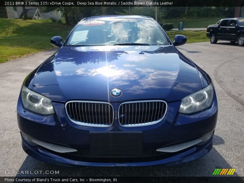 Deep Sea Blue Metallic / Saddle Brown Dakota Leather 2011 BMW 3 Series 335i xDrive Coupe