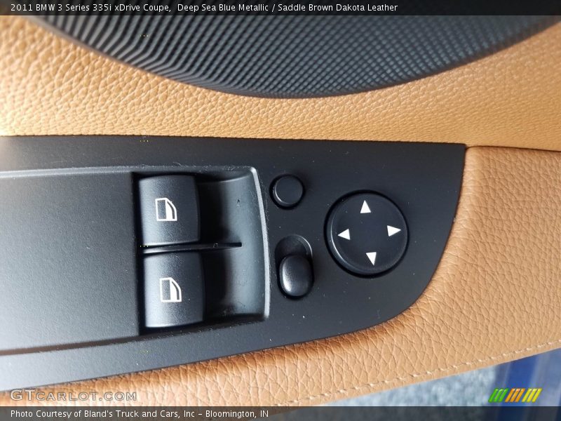 Deep Sea Blue Metallic / Saddle Brown Dakota Leather 2011 BMW 3 Series 335i xDrive Coupe