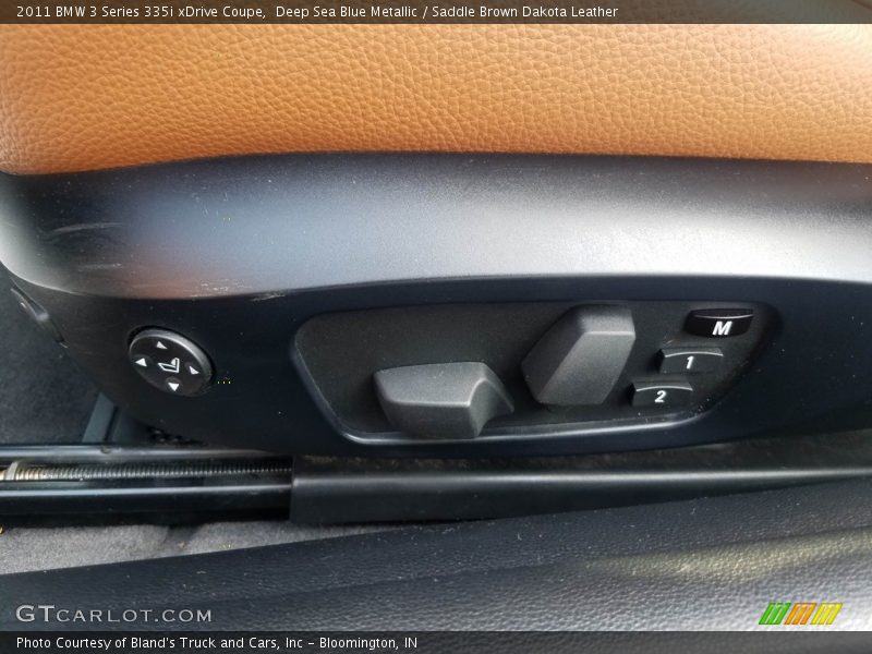 Deep Sea Blue Metallic / Saddle Brown Dakota Leather 2011 BMW 3 Series 335i xDrive Coupe
