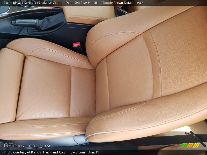 Deep Sea Blue Metallic / Saddle Brown Dakota Leather 2011 BMW 3 Series 335i xDrive Coupe