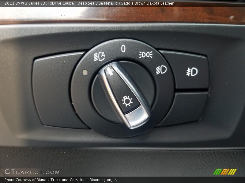 Deep Sea Blue Metallic / Saddle Brown Dakota Leather 2011 BMW 3 Series 335i xDrive Coupe