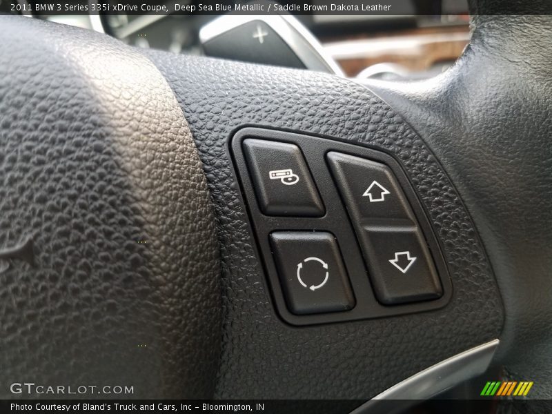 Deep Sea Blue Metallic / Saddle Brown Dakota Leather 2011 BMW 3 Series 335i xDrive Coupe