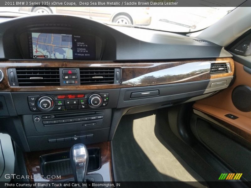 Deep Sea Blue Metallic / Saddle Brown Dakota Leather 2011 BMW 3 Series 335i xDrive Coupe
