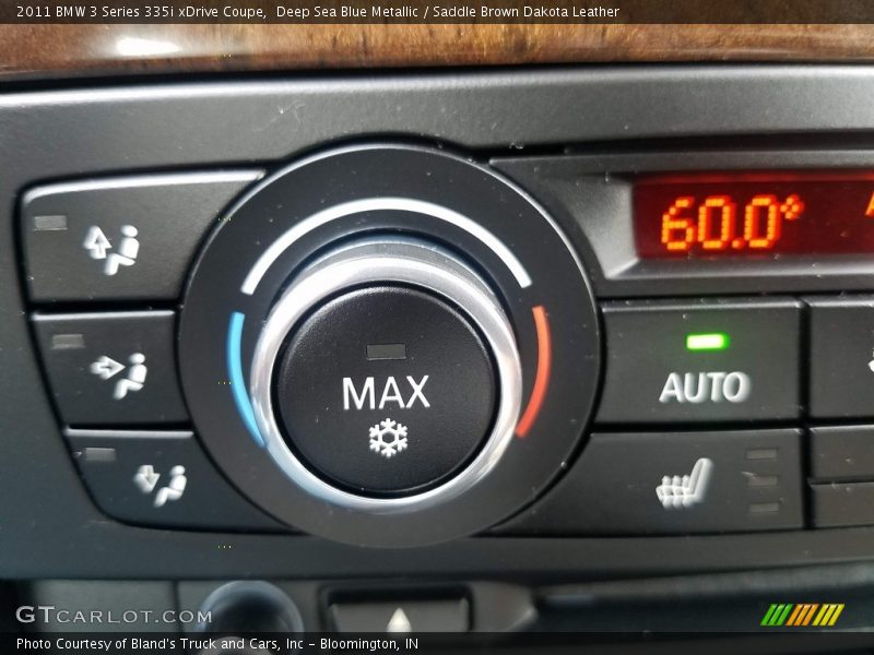 Deep Sea Blue Metallic / Saddle Brown Dakota Leather 2011 BMW 3 Series 335i xDrive Coupe