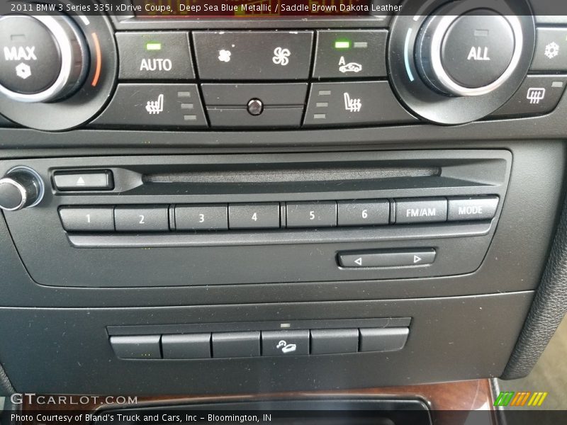 Deep Sea Blue Metallic / Saddle Brown Dakota Leather 2011 BMW 3 Series 335i xDrive Coupe