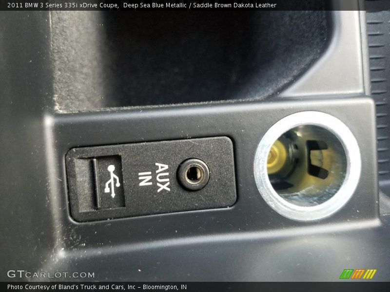 Deep Sea Blue Metallic / Saddle Brown Dakota Leather 2011 BMW 3 Series 335i xDrive Coupe