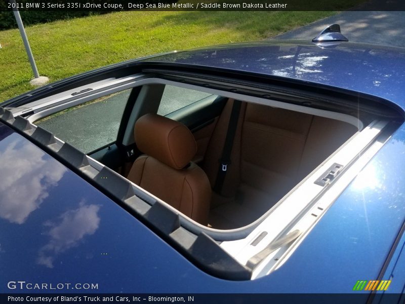 Deep Sea Blue Metallic / Saddle Brown Dakota Leather 2011 BMW 3 Series 335i xDrive Coupe
