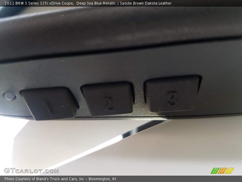 Deep Sea Blue Metallic / Saddle Brown Dakota Leather 2011 BMW 3 Series 335i xDrive Coupe