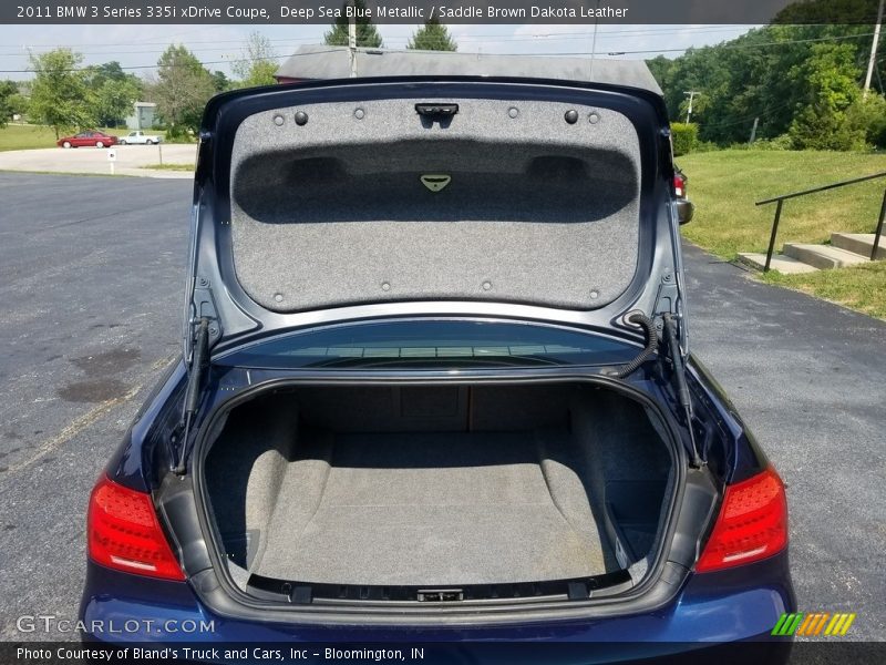 Deep Sea Blue Metallic / Saddle Brown Dakota Leather 2011 BMW 3 Series 335i xDrive Coupe