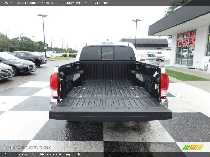 Super White / TRD Graphite 2017 Toyota Tacoma SR5 Double Cab