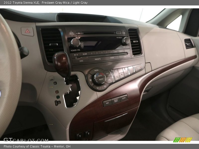Predawn Gray Mica / Light Gray 2012 Toyota Sienna XLE