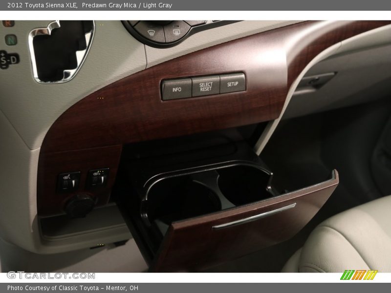 Predawn Gray Mica / Light Gray 2012 Toyota Sienna XLE