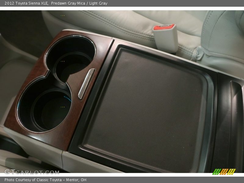 Predawn Gray Mica / Light Gray 2012 Toyota Sienna XLE