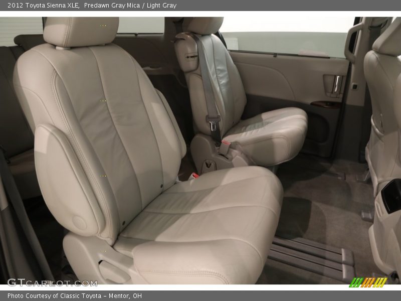 Predawn Gray Mica / Light Gray 2012 Toyota Sienna XLE