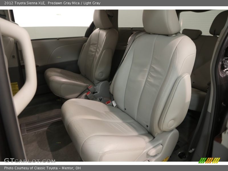 Predawn Gray Mica / Light Gray 2012 Toyota Sienna XLE