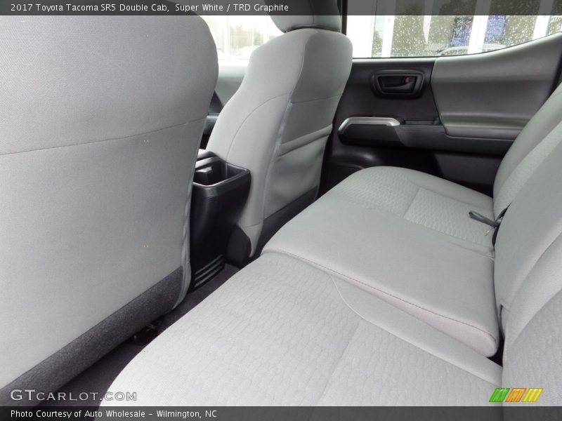 Super White / TRD Graphite 2017 Toyota Tacoma SR5 Double Cab