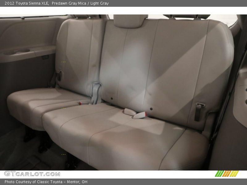 Predawn Gray Mica / Light Gray 2012 Toyota Sienna XLE