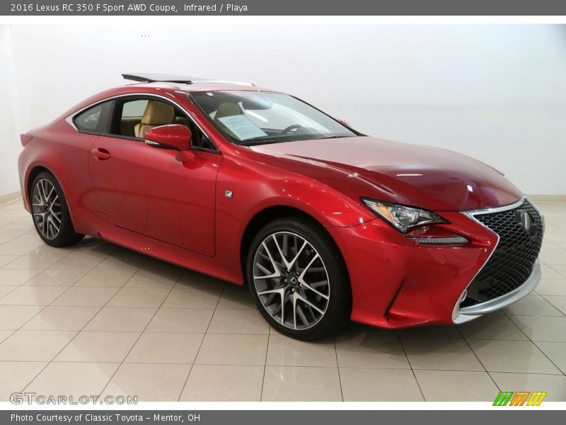 Front 3/4 View of 2016 RC 350 F Sport AWD Coupe