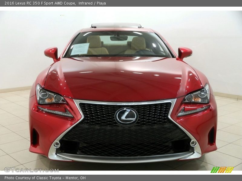 Infrared / Playa 2016 Lexus RC 350 F Sport AWD Coupe