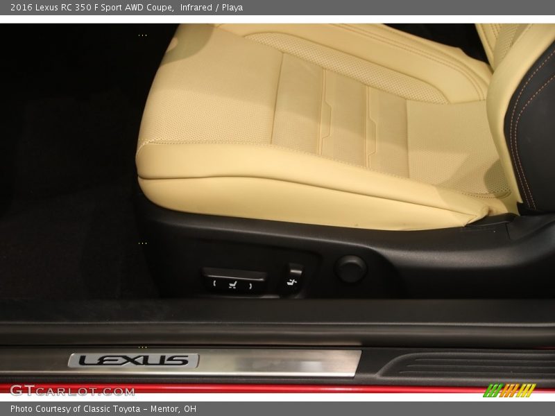 Infrared / Playa 2016 Lexus RC 350 F Sport AWD Coupe
