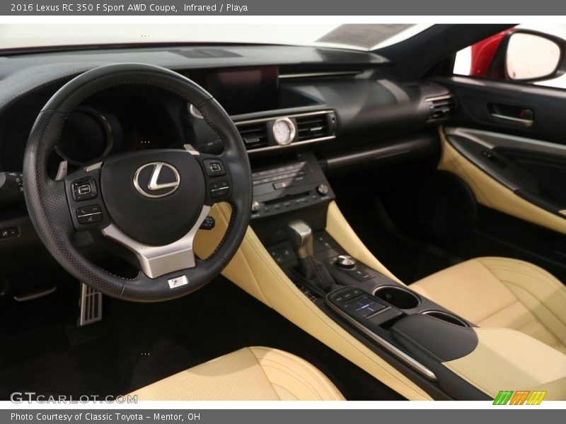  2016 RC 350 F Sport AWD Coupe Playa Interior