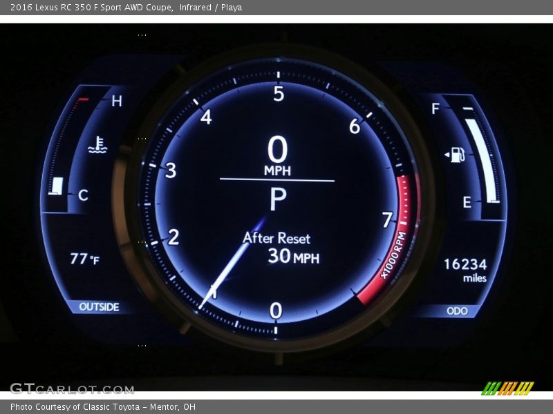 Infrared / Playa 2016 Lexus RC 350 F Sport AWD Coupe