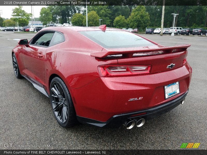 Garnet Red Tintcoat / Jet Black 2018 Chevrolet Camaro ZL1 Coupe