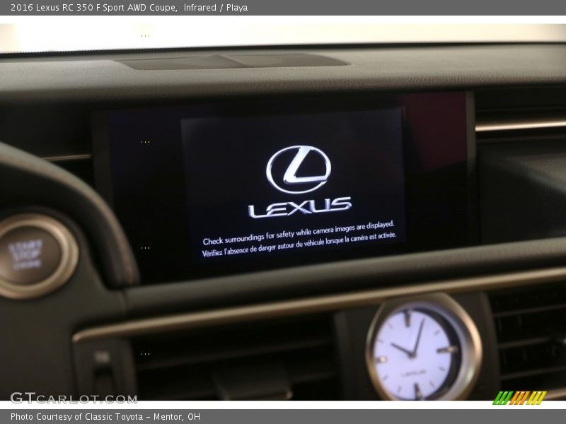 Infrared / Playa 2016 Lexus RC 350 F Sport AWD Coupe