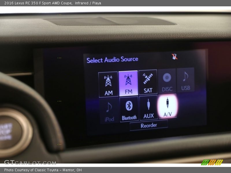 Infrared / Playa 2016 Lexus RC 350 F Sport AWD Coupe