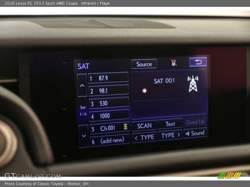 Infrared / Playa 2016 Lexus RC 350 F Sport AWD Coupe