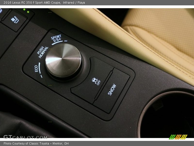 Infrared / Playa 2016 Lexus RC 350 F Sport AWD Coupe