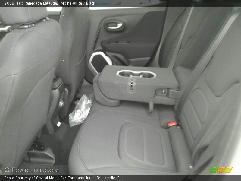 Alpine White / Black 2018 Jeep Renegade Latitude
