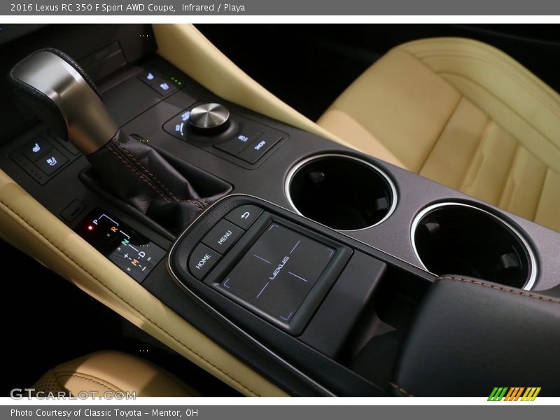 Controls of 2016 RC 350 F Sport AWD Coupe
