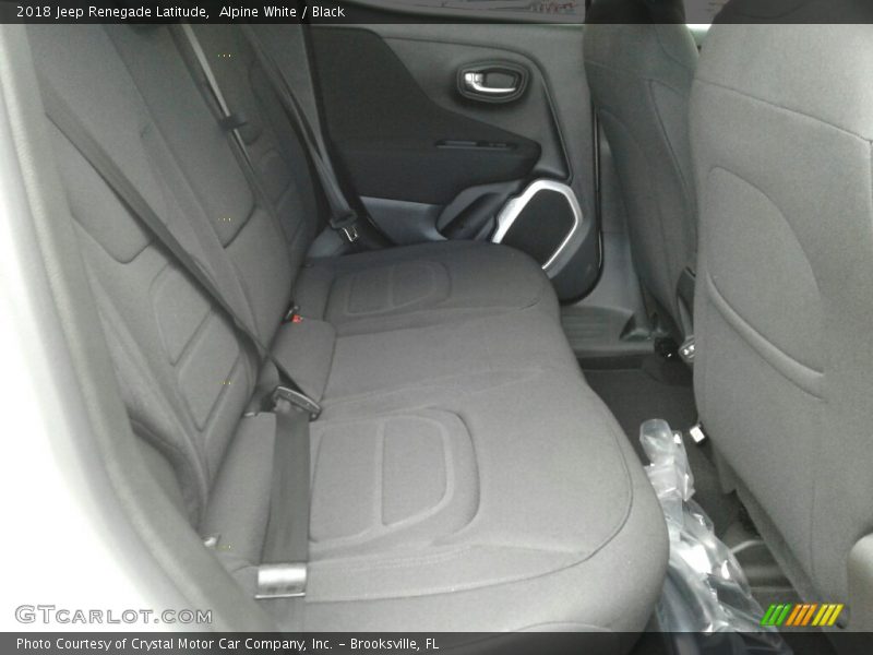 Alpine White / Black 2018 Jeep Renegade Latitude