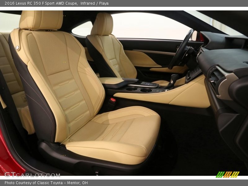 Front Seat of 2016 RC 350 F Sport AWD Coupe