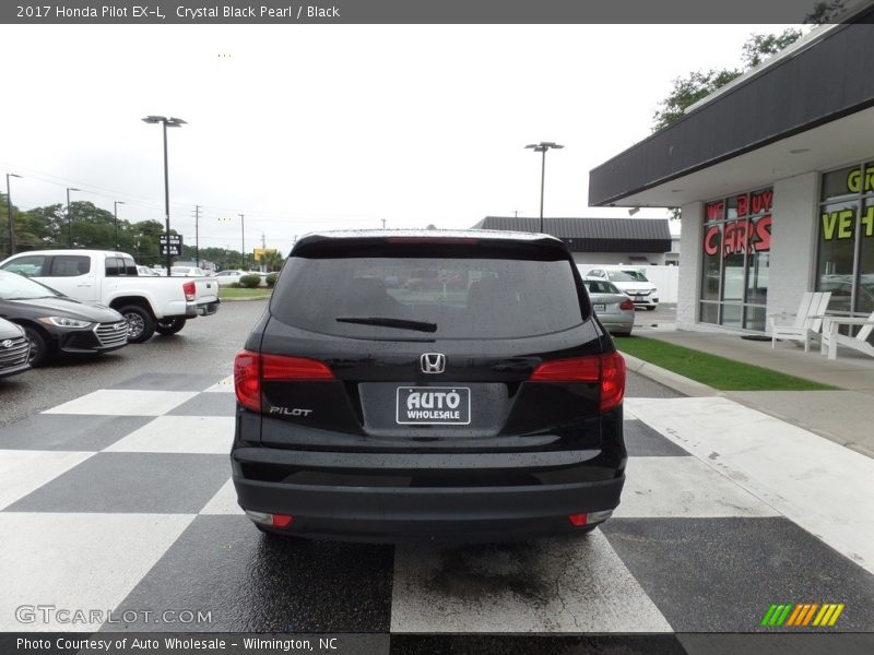 Crystal Black Pearl / Black 2017 Honda Pilot EX-L