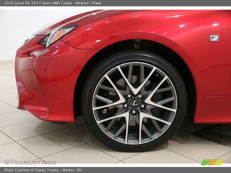  2016 RC 350 F Sport AWD Coupe Wheel