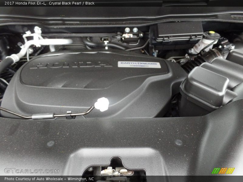Crystal Black Pearl / Black 2017 Honda Pilot EX-L