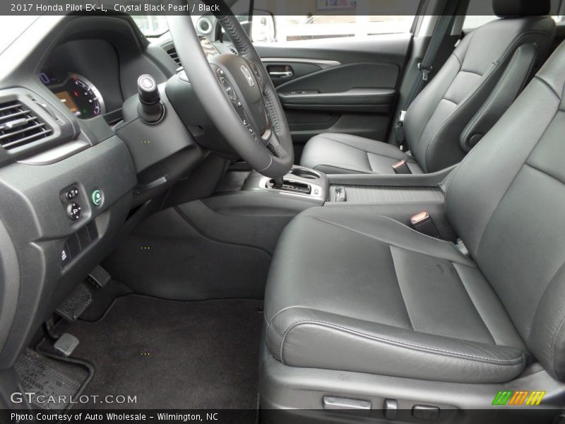 Crystal Black Pearl / Black 2017 Honda Pilot EX-L