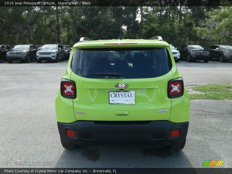Hypergreen / Black 2018 Jeep Renegade Latitude
