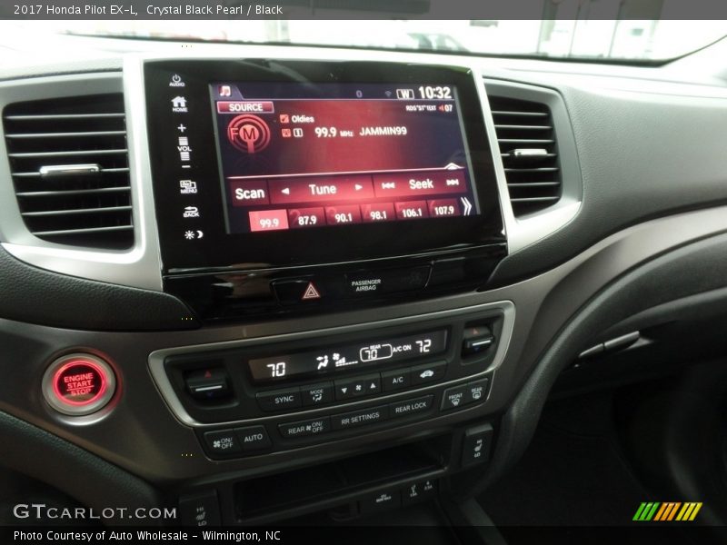 Crystal Black Pearl / Black 2017 Honda Pilot EX-L